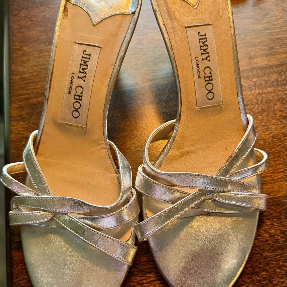 Jimmy Choo Silver Women's Shoes